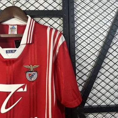 97-98 Benfica Home Retro Kit Vintage Shirt Soccer