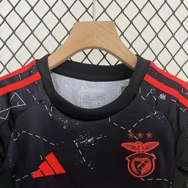 24-25 Benfica Away Kid Kits Youth Apparels Sport