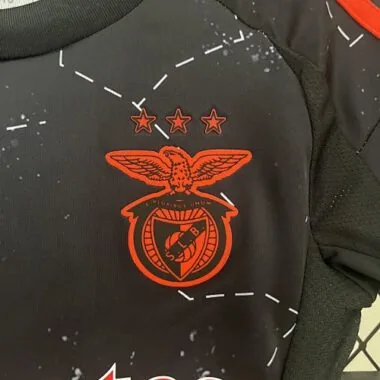 24-25 Benfica Away Kid Kits Youth Apparels Sport