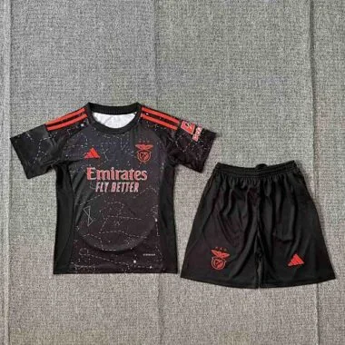 24-25 Benfica Away Kid Kits Youth Apparels Sport