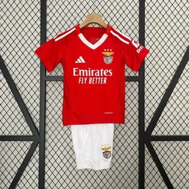24-25 Benfica Home Kid Kits Youth Apparels AAAAJersey Supplier Yupoo