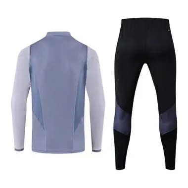 23-24 Benfica Long Sleeve Kits Gray Training Suits Football Jerseys