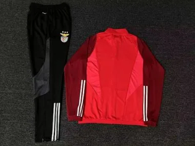 23-24 Benfica Red Jackets Suits Long Sleeve Kits Football Jerseys