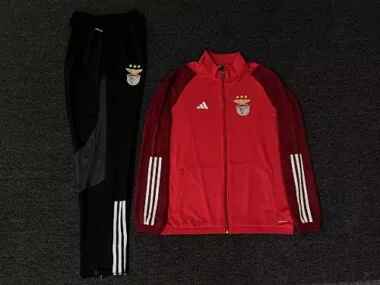 23-24 Benfica Red Jackets Suits Long Sleeve Kits Football Jerseys