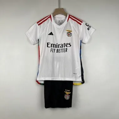 23-24 Benfica Third Kids Kits Children Suits Football Jerseys Yupoo
