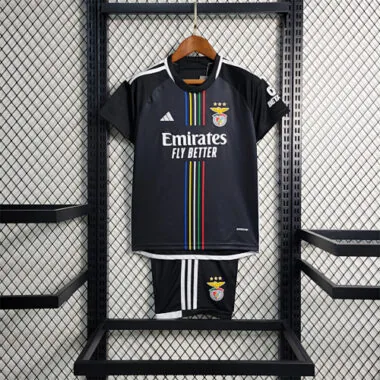 23-24 Benfica Away Kids Kit Children Suits Football Jerseys Yupoo