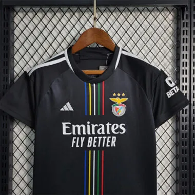 23-24 Benfica Away Kids Kit Children Suits Football Jerseys