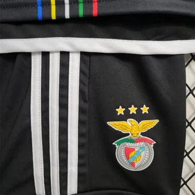 23-24 Benfica Away Kids Kit Children Suits Football Jerseys