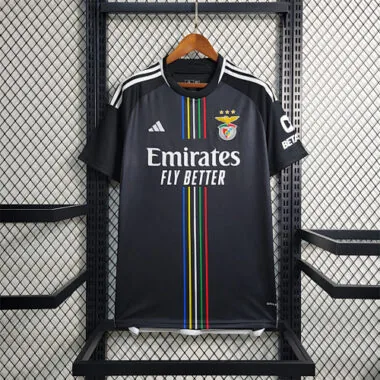 23-24 Benfica Away Kit Black Shirt Football Jerseys Yupoo