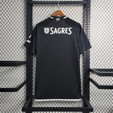 23-24 Benfica Away Kit Black Shirt Football Jerseys