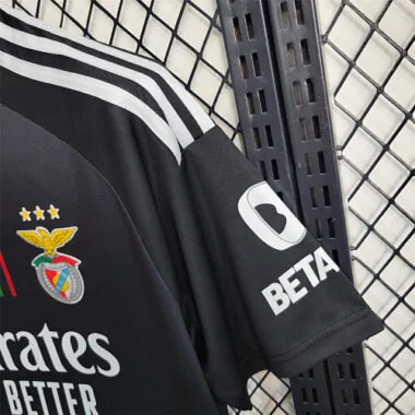 23-24 Benfica Away Kit Black Shirt Football Jerseys