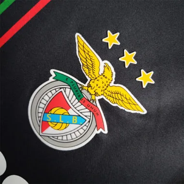23-24 Benfica Away Kit Black Shirt Football Jerseys