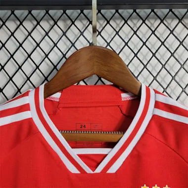 23-24 Benfica Home Kids Kits Football Jerseys