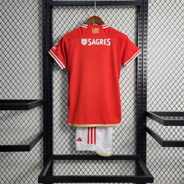 23-24 Benfica Home Kids Kits Football Jerseys