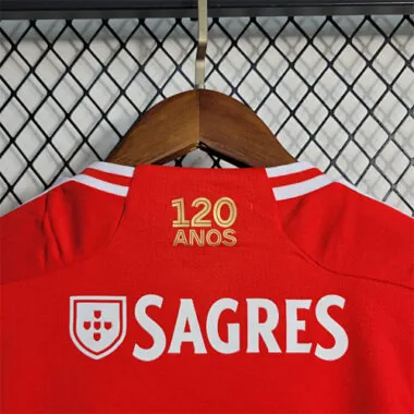 23-24 Benfica Home Kids Kits Football Jerseys