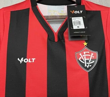 Equipamento feminino de futebol da Vitória para jogos em casa, camisola de senhora, 24-25