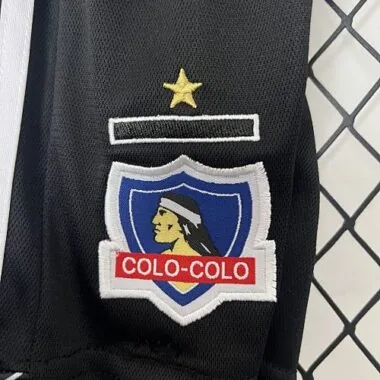 24-25 Colo-Colo Away Kid Kits Children Sets Jersey Supplier Yupoo