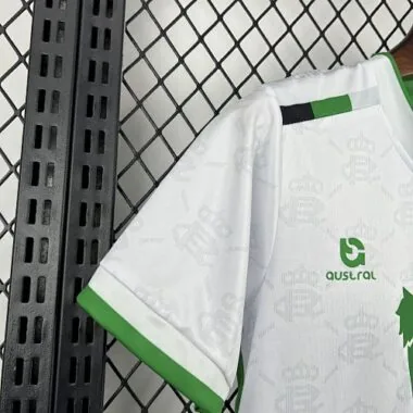 25-26 Racing de Santander Home Kids Kit Soccer T-Shirt