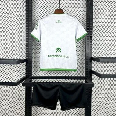 25-26 Racing de Santander Home Kids Kit Soccer T-Shirt