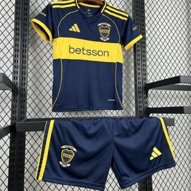 25-26 Boca Juniors Home Kids Kit Soccer T-Shirt