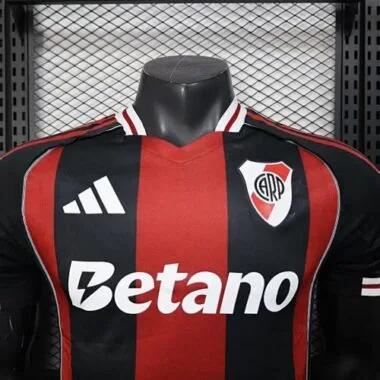 25-26 River Plate Away Kit Player Version Soccer T-Shirt