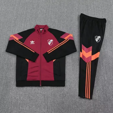 25-26 River Plate Red Football Tracksuit Long Jacket Suits