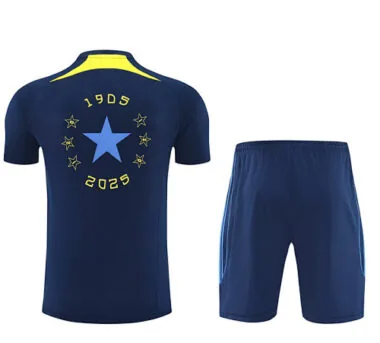 25-26 Boca Juniors Navy Training Kits Football Tracksuits