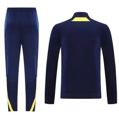 25-26 Boca Juniors Navy Football Tracksuits Long Jacket Suits