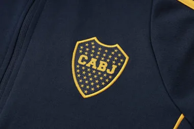 24-25 Boca Navy Football Tracksuit Long Jacket Suits
