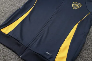 24-25 Boca Navy Football Tracksuit Long Jacket Suits