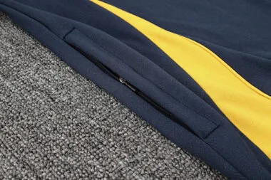 24-25 Boca Navy Football Tracksuit Long Jacket Suits