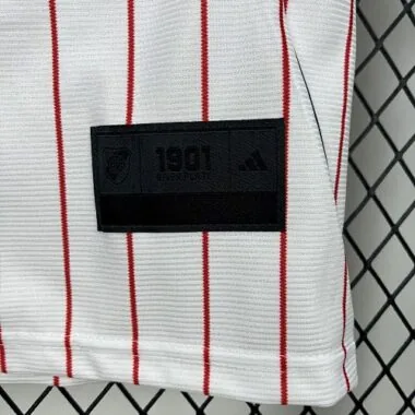 25-26 River Plate Baseball Uniform Kit Soccer T-Shirt