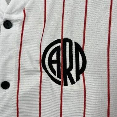 25-26 River Plate Baseball Uniform Kit Soccer T-Shirt