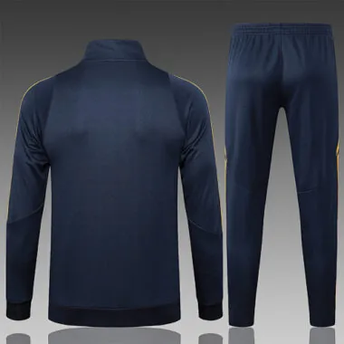 24-25 Boca Navy Football Tracksuit Long Jacket Suits