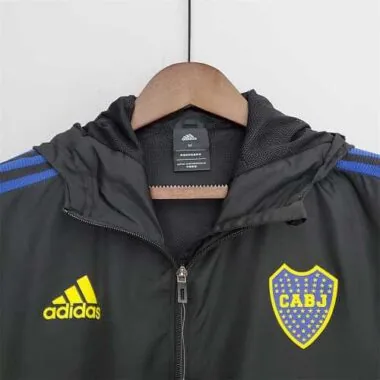 22-23 Boca Juniors black windbreaker