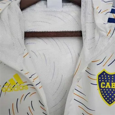 21-22 Boca Juniors white windbreaker