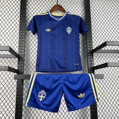 World Cup Jersey 2026 Sweden Away Kid Kits Soccer T-Shirt Yupo