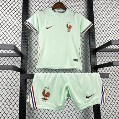 World Cup Jersey 2026 France Away Kid Kits Soccer T-Shirt Yupo