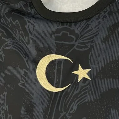World Cup Jersey 2026 Turkey Black Heritage Kit Soccer T-Shirt