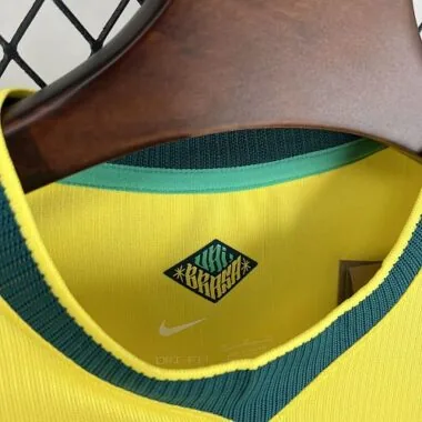 World Cup Jersey 2026 Brazil Home Long Sleeves Kit Soccer T-Shirt