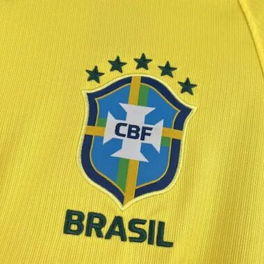 World Cup Jersey 2026 Brazil Home Long Sleeves Kit Soccer T-Shirt