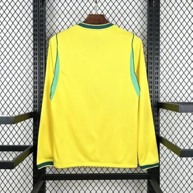 World Cup Jersey 2026 Brazil Home Long Sleeves Kit Soccer T-Shirt