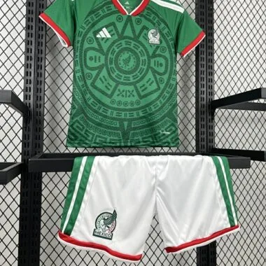 World Cup Jersey 2026 Mexico Home Kids Kit Soccer T-Shirt