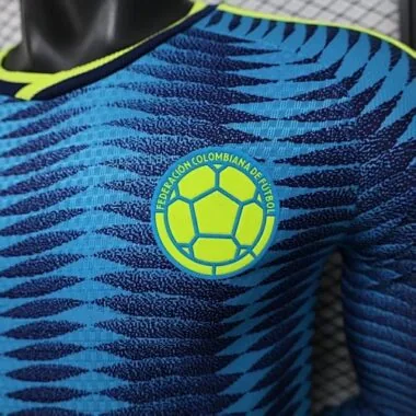 World Cup Jersey 2026 Colombia Away Long Sleeves Kit Player Version Soccer T-Shirt