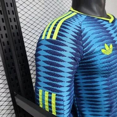 World Cup Jersey 2026 Colombia Away Long Sleeves Kit Player Version Soccer T-Shirt