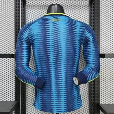World Cup Jersey 2026 Colombia Away Long Sleeves Kit Player Version Soccer T-Shirt