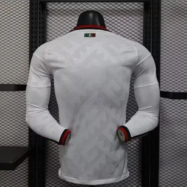 World Cup Jersey 2026 Mexico Away Long Sleeves Kit Player Version Soccer T-Shirt