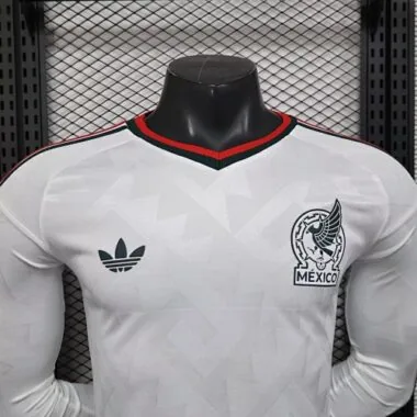 World Cup Jersey 2026 Mexico Away Long Sleeves Kit Player Version Soccer T-Shirt