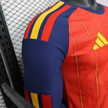 World Cup Jersey 2026 Spain Home Long Sleeves Kit Player Version Soccer T-Shirt