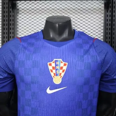 WK-shirt 2026 Kroatië uittenue spelersversie voetbal-T-shirt